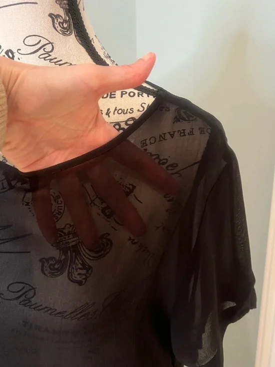 Kimchi Blue Black Sheer Dress | Size M | MIDI | Excellent Condition - Picture 12 of 17